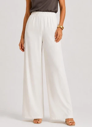 Infinita Cor - Calça Feminina Moletom Peluciado Bege - INFINITA COR