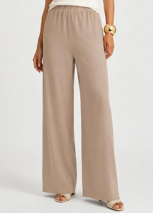 Infinita Cor - Calça Feminina Moletom Peluciado Marrom - INFINITA COR