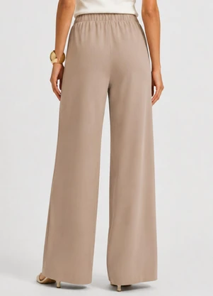 Infinita Cor - Calça Feminina Moletom Peluciado Marrom - INFINITA COR