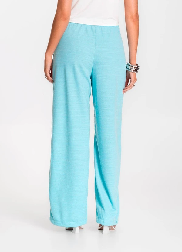 Infinita Cor - Calça Feminina Pantalona Azul 2