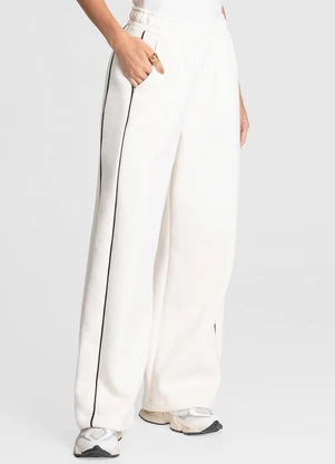 Dianna - Calça Feminina Pantalona Bege - DIANNA