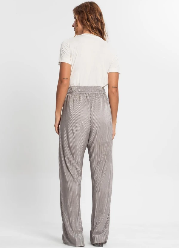 Endless - Calça Feminina Pantalona Cinza 4