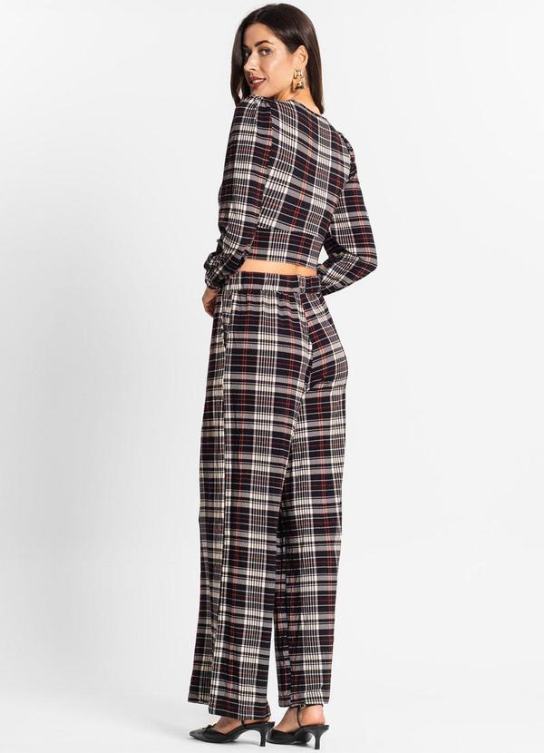 Endless - Calça Feminina Pantalona em Molecotton Bege 4