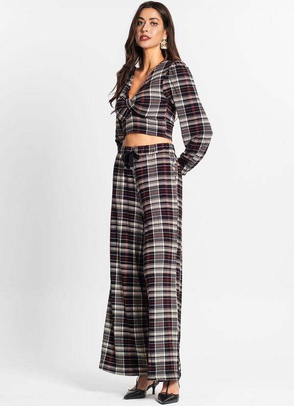 Endless - Calça Feminina Pantalona em Molecotton Bege 5