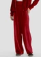 Dianna - Calça Feminina Pantalona em Plush Vermelho - variação: Vermelho