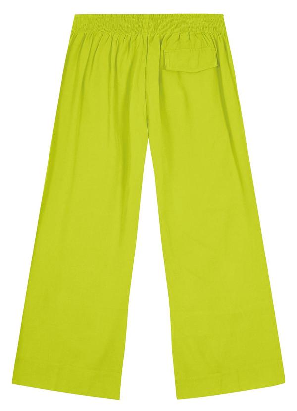 Endless - Calça Feminina Pantalona em Sarja Verde 5