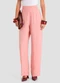 Dianna - Calça Feminina Pantalona em Tecido Azul - variação: Rosa