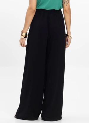 Select - Calça Feminina Pantalona Lisa Preto - SELECT