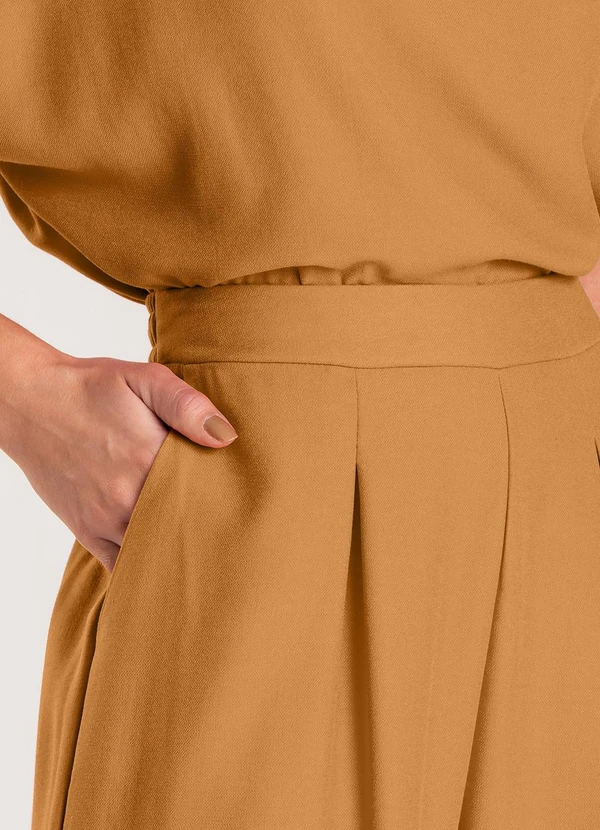 Dianna - Calça Feminina Pantalona Marrom 5