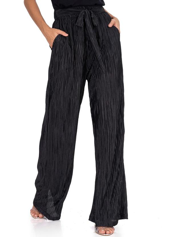 Endless - Calça Feminina Pantalona Preto