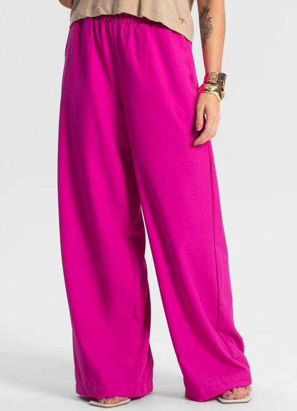 Endless - Calça Feminina Pantalona Rosa