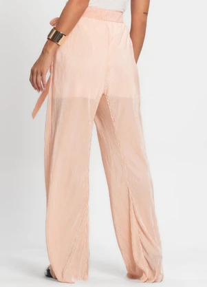 Endless - Calça Feminina Pantalona Rosa - ENDLESS