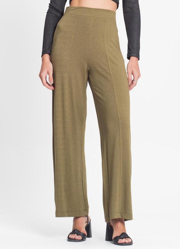 Rovitex - Calça Feminina Pantalona Verde