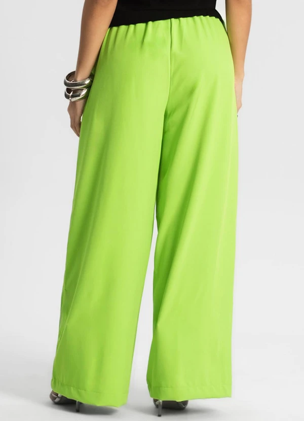 Endless - Calça Feminina Pantalona Verde 2