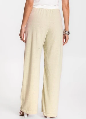 Infinita Cor - Calça Feminina Pantalona Verde - INFINITA COR