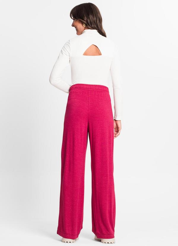 Rovitex - Calça Feminina Pantalona Vermelho 2