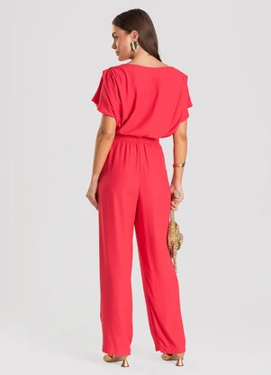 Dianna - Calça Feminina Pantalona Vermelho - DIANNA