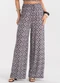 Rovitex - Calça Feminina Pantalona Viscotorcion Preto - variação: Preto