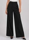 Rovitex - Calça Feminina Risca de Giz Alfaiataria Preto - variação: Preto