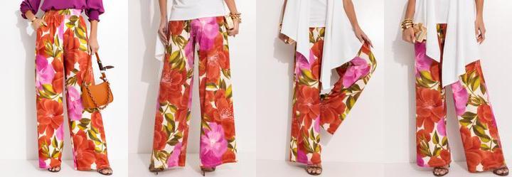Cala Floral Maxi em Malha Fria