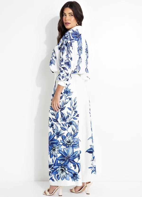 Farm - Calça Floral Tati Off White 4