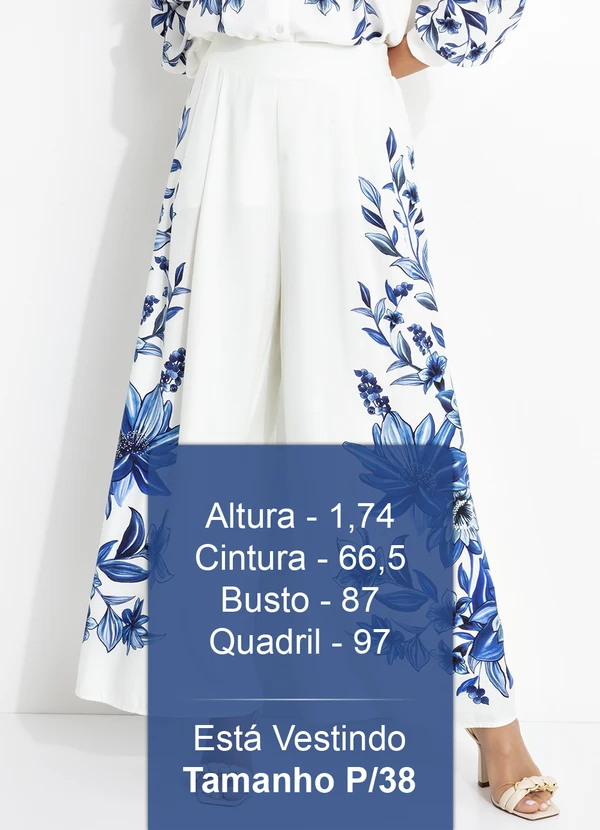 Farm - Calça Floral Tati Off White 5