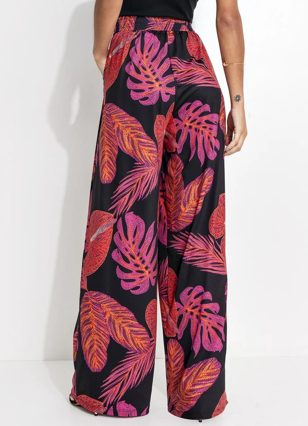 Quintess - Calça Folhagem Bordada em Malha Fria 10