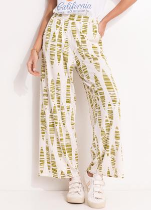 Cala (Folhas Listradas) em Malha de Viscose