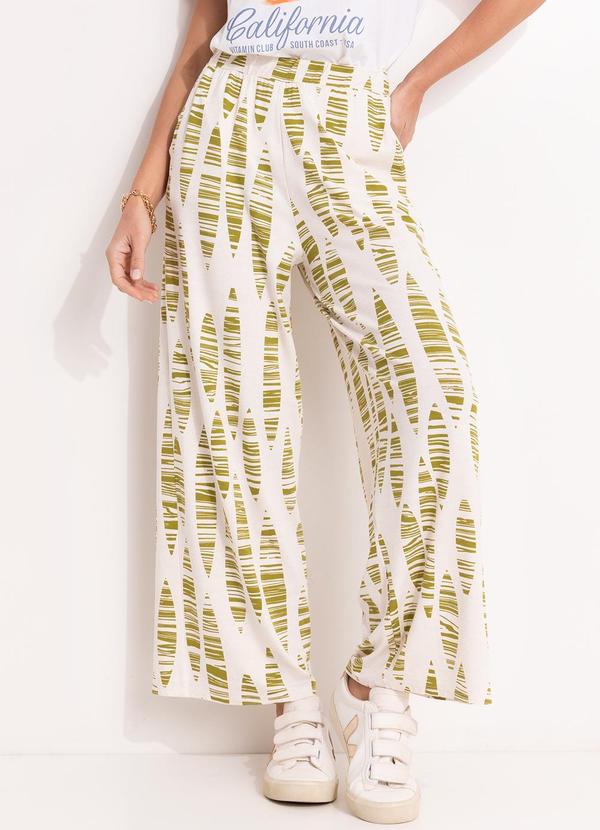 Cala (Folhas Listradas) em Malha de Viscose