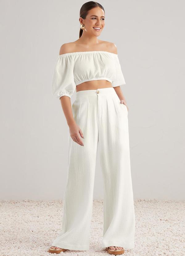 Angel - Calça Gase Branco 3