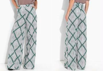 Cala Geomtrico Branco com Bolsos Funcionais