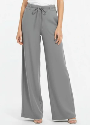 Quintess - Calça Grafite em Viscose com Poliéster - QUINTESS