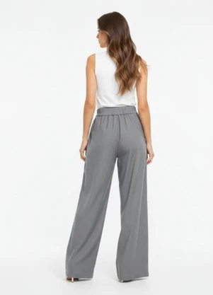 Quintess - Calça Grafite em Viscose com Poliéster - QUINTESS
