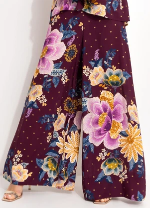 Farm - Calça Jardim Delicado Roxo - FARM