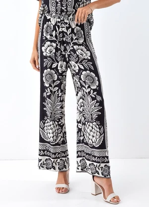 Farm - Calça Jardim Romance Preto - FARM