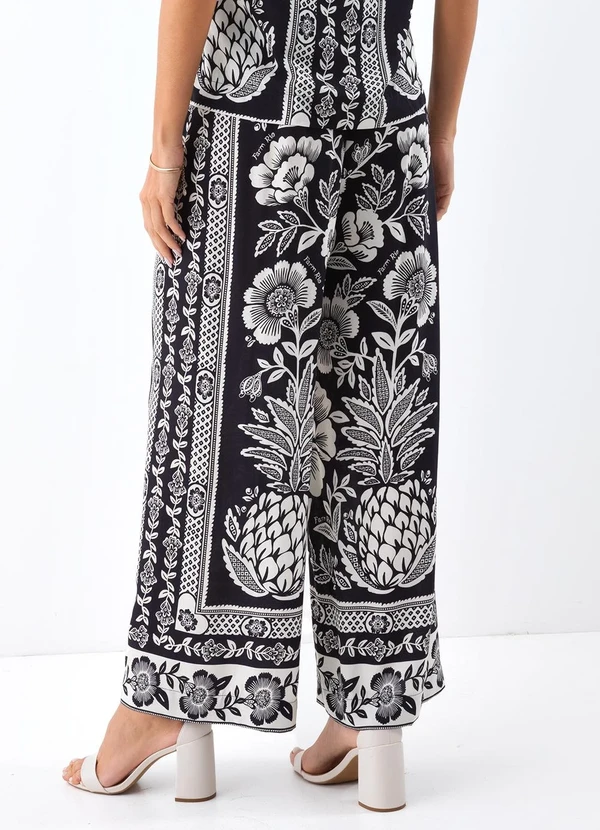 Farm - Calça Jardim Romance Preto 2