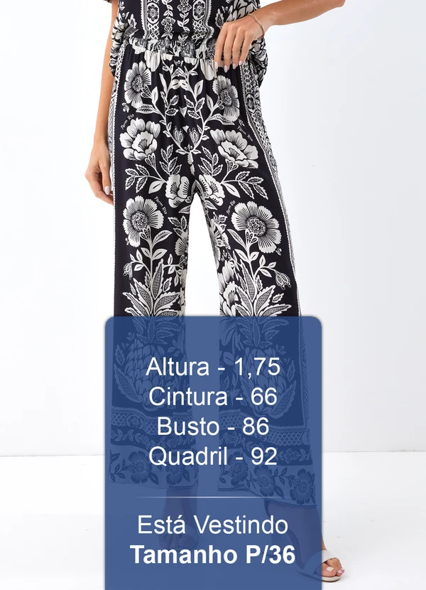 Farm - Calça Jardim Romance Preto 5