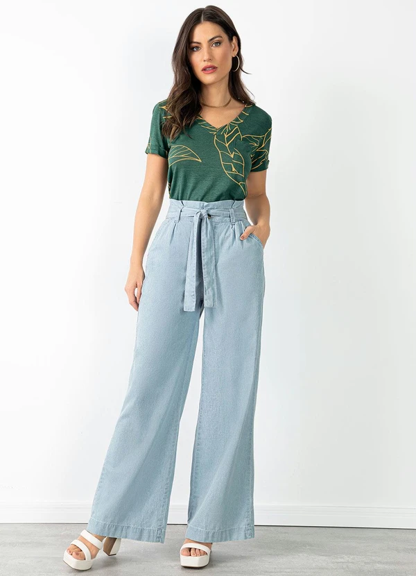 Jeans Pantalona Clochard Calça Pantalona Clochard Jeans CalÃ§a