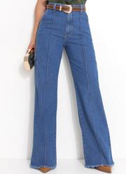 Cal�a Jeans M�dio em Jeans