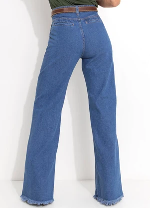 Quintess - Calça Jeans Médio em Jeans - QUINTESS