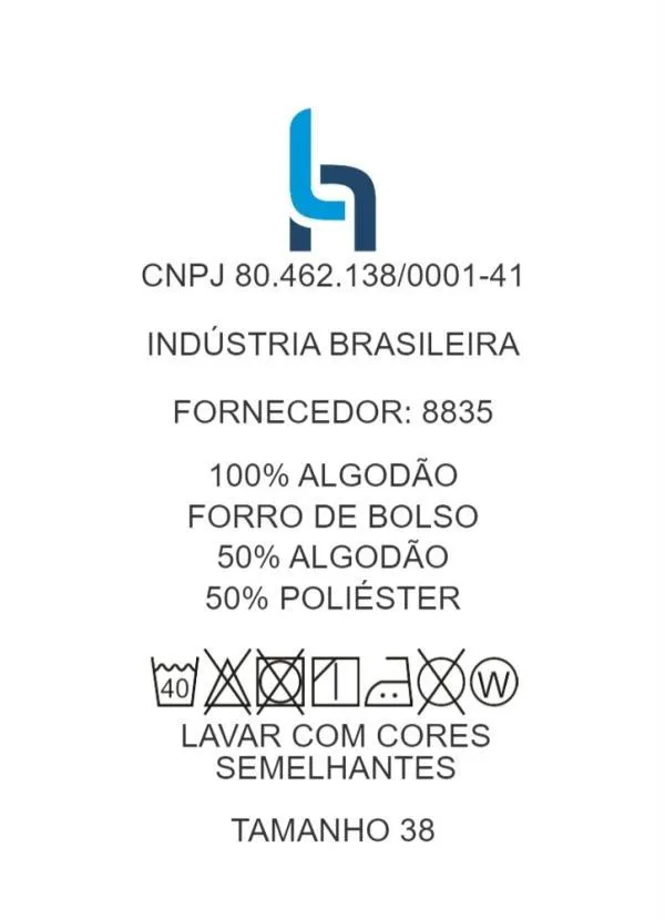 bonprix - Calça Jeans Pantalona Azul Claro 6