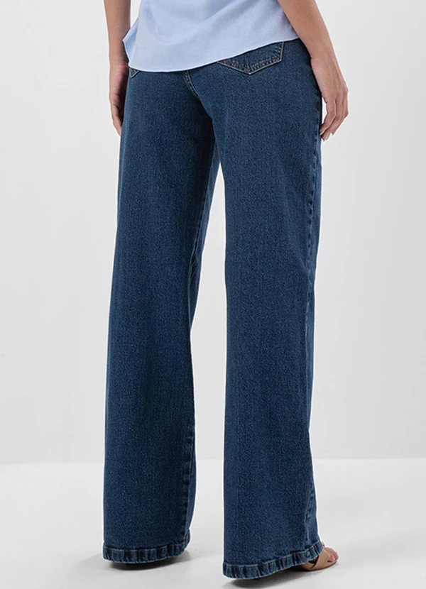 Principessa - Calça Jeans Pantalona Azul Escuro Sabrina 2
