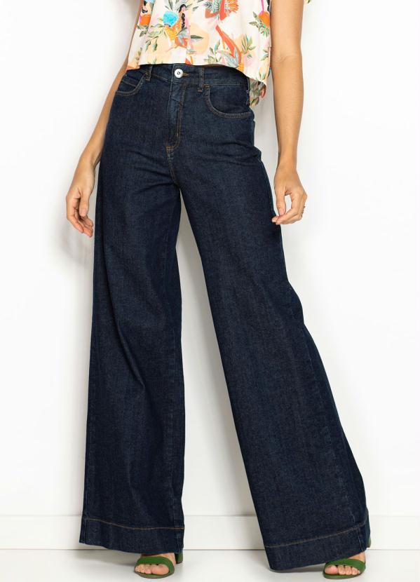 Colcci - Calça Jeans Pantalona Azul