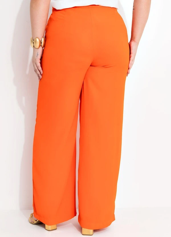 Quintess - Calça Laranja em Alfaiataria 4