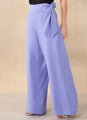 Quintess - Calça Lilás com Amarração - QUINTESS