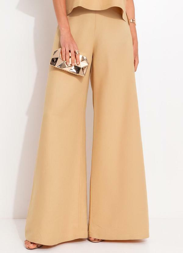 Colcci - Calça Linho Bege