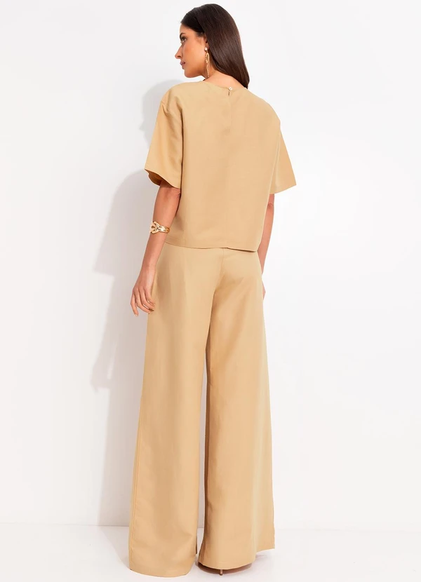 Colcci - Calça Linho Bege 4