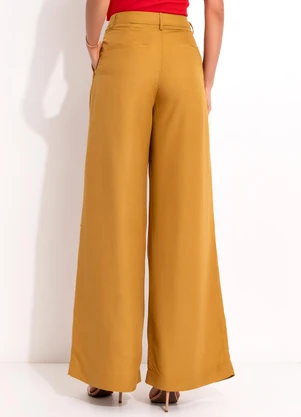 Colcci - Calça Linho Marrom - COLCCI