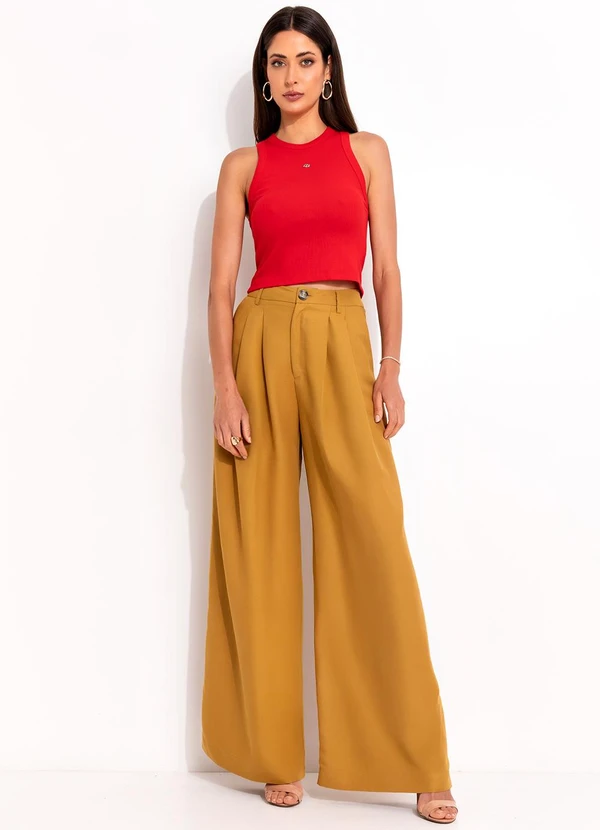 Colcci - Calça Linho Marrom 3