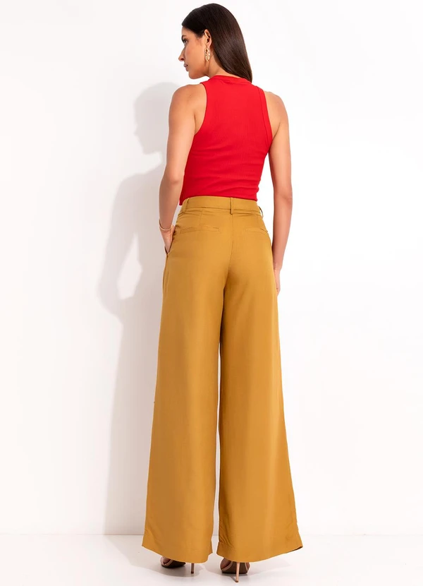 Colcci - Calça Linho Marrom 4